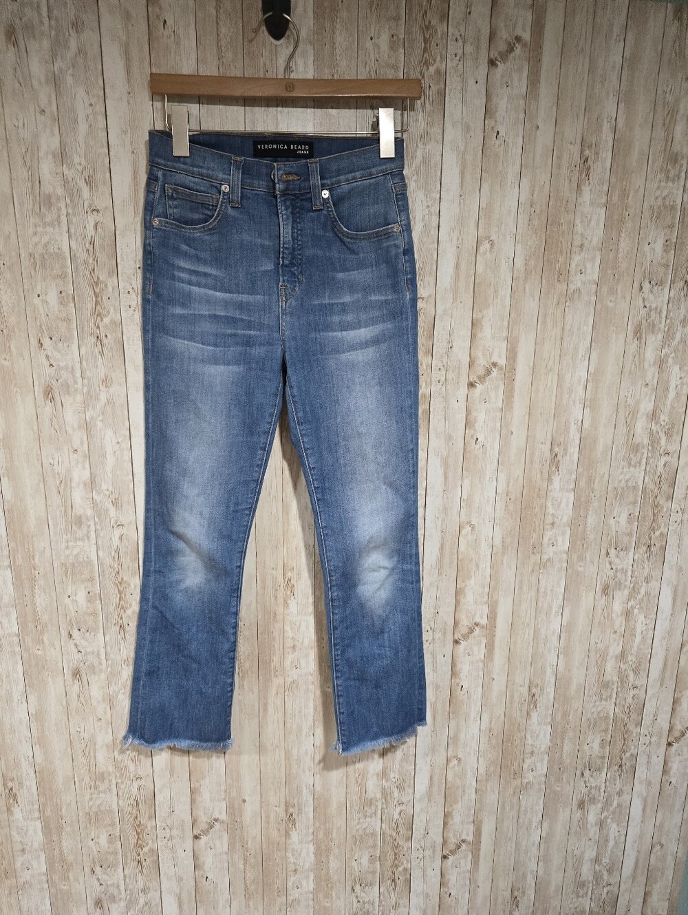 Veronica Beard Jeans Carly Kick Flare High Rise Jeans 26 Sunrise